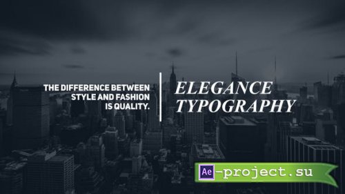 Videohive - Minimal Typography - 22953634 - Project for After Effects