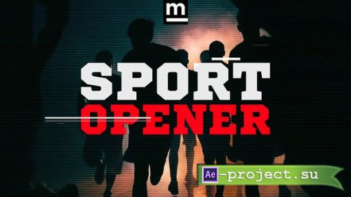 Videohive - Sport Glitch Opener - 25369463 - Project for After Effects