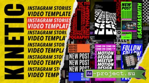 Videohive - Kinetic Instagram Stories | MOGRT for Premiere Pro 23430316
