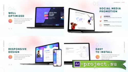 Videohive: Website Presentation with Devices 24161512 - Project for After Effects