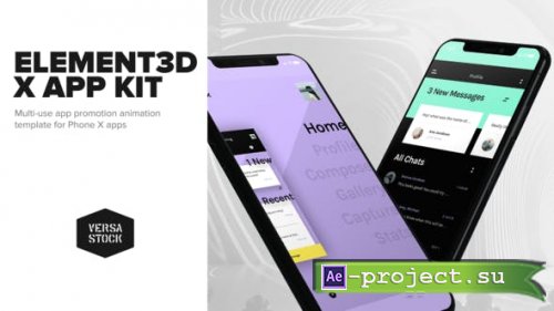 Videohive - Element3D X App Kit Promotion 22059570 - Project for After Effects