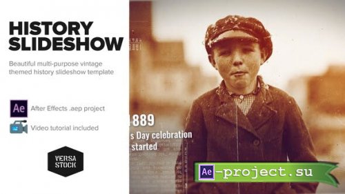 Videohive - Burned History Frames Slideshow - 23600970 - Project for After Effects