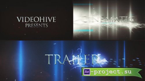 Videohive: Cinematic Trailer trailler - 23106995 - Project for After Effects