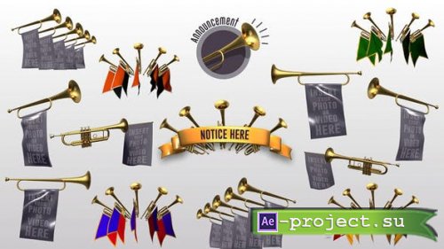 Videohive - Trumpet Announcement - 18405761 - Project for After Effects