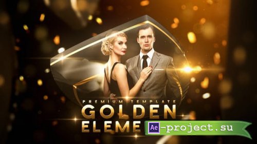 Videohive - Golden Elements - 23265907 - Project for After Effects