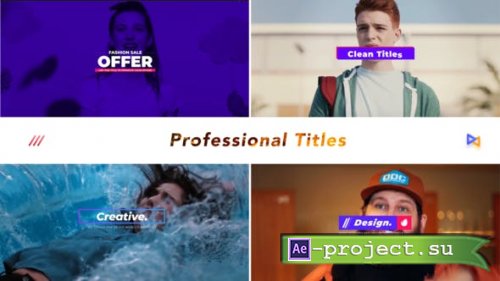 Videohive - Professional Titles v1 - 19823298 - Project for After Effects