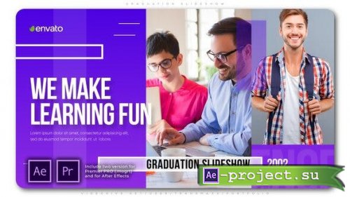 Videohive - Graduation Slideshow - 25559636 - Premiere PRO and After Effects