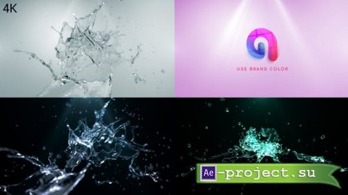 Videohive - Water Splash Logo Reveal 2 - 25518227 - Project for After Effects