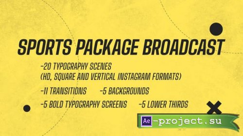 Videohive - Sport Package Broadcast - 25568328 - Project for After Effects