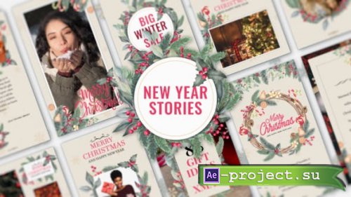 Videohive - New Year Stories - 25283304 - Project for After Effects