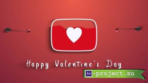 Videohive - Valentine's Day (Youtube Logo) - 25575812 - Project for After Effects