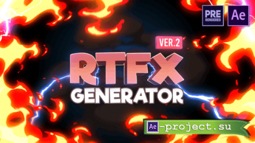 VIDEOHIVE: RTFX GENERATOR [1000 FX ELEMENTS] V.2.0 (17 OCTOBER 2019) - PROJECT & SCRIPT FOR AFTER EFFECTS