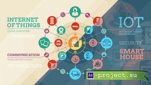 Videohive - Internet Of Things And Smart Home Infographics - 14450063 - Project for After Effects