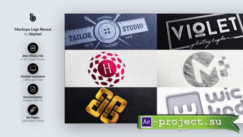 Videohive - Mockups Logo Reveal - 25054874 - Project for After Effects