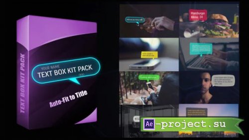 Videohive - Text Box Kit Pack - 24356452 - Project for After Effects