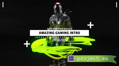 Videohive - Gaming Intro - Gamer channel opener - 25628048 - Project for After Effects