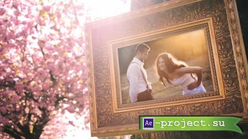 Videohive - Wedding Photo Gallery in a Cherry Blossom Alley - 12720047 - Project for After Effects