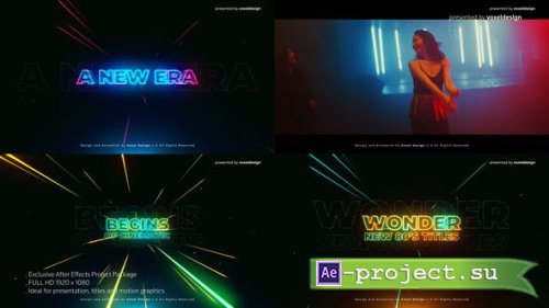 Videohive - Wonder 80s Cinematic Titles - 25624372 - Project for After Effects