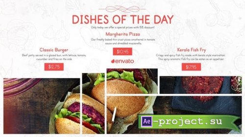 Videohive - Restaurant Menu Food Promo - 25633995 - Project for After Effects
