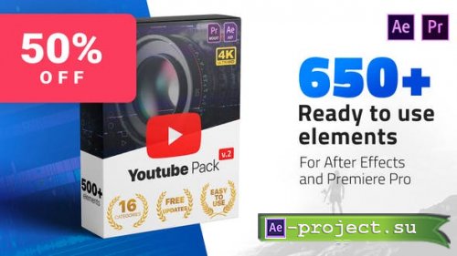 Videohive - Youtube Pack V2 - 24980642 - Premiere PRO and After Effects