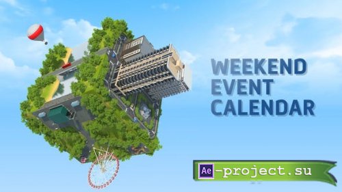 Videohive - Weekend Event Calendar - 23848775 - Project for After Effects