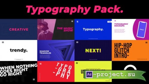 Videohive - Rama - Modern Typography Pack - 24927160 - Project for After Effects