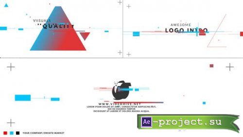 Videohive - Color Glitch Logo Intro - 23780642 - Project for After Effects