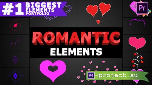 Videohive - Romantic Elements | Premiere Pro MOGRT - 25714413