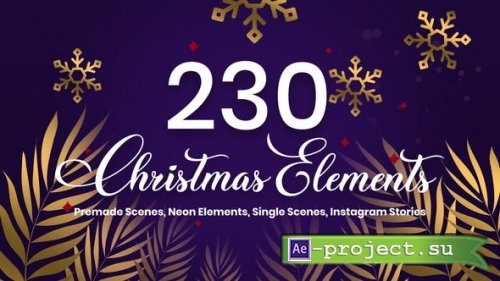 Videohive -  Christmas Pack - 25148454 - Project for After Effects