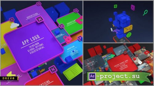 Videohive - New App and Youtube Intro - 25728974 - Project for After Effects