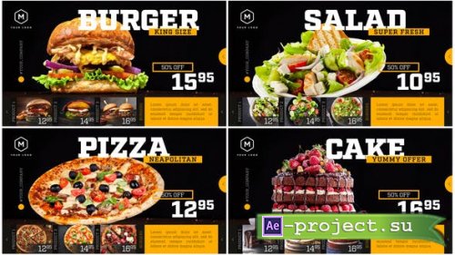 Videohive - Restaurant Menu - Food Promotion - 25731645 - Project for After Effects