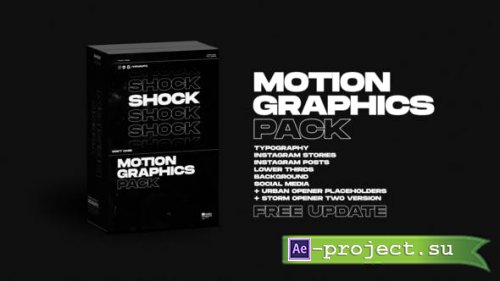 Videohive - Shock | Motion Graphics Pack V1.4 - 24181222 - Project for After Effects