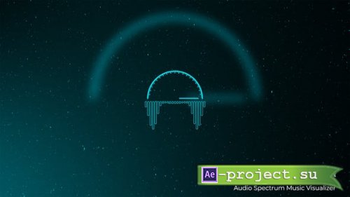 Videohive - Audio Spectrum Music Visualizer - 25753567 - Project for After Effects