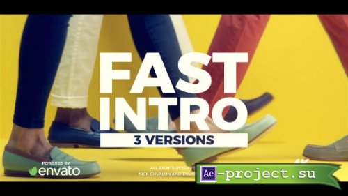 Videohive - Fast Intro - 21327259 - Project for After Effects