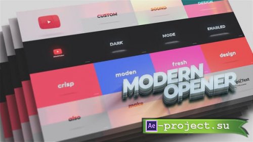 Videohive - YouTube Channel Intro Opener - 25577735 - Project for After Effects