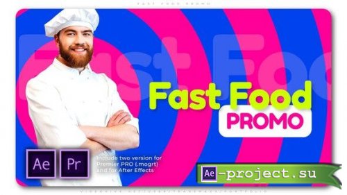 Videohive - Fast Food Promo - 25766293 - Premiere PRO and After Effects