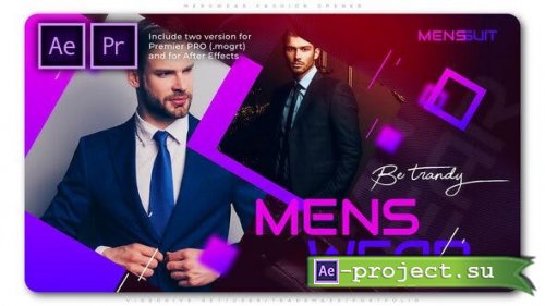 Videohive - Menswear Fashion Opener - 25766137 - Premiere PRO and After Effects