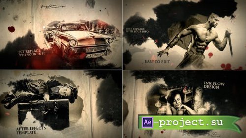 Videohive - Grunge Ink Flow - 21867323 - Project for After Effects