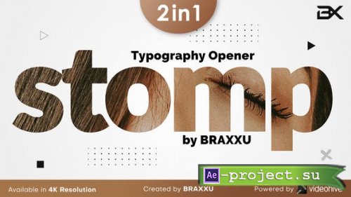 Videohive - Typography Stomp Opener - 23777352 - Project for After Effects