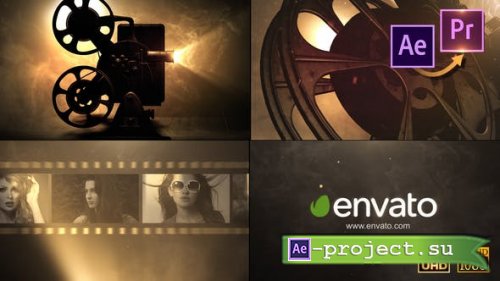 Videohive - Cinema Projector Logo  - 25819941 - Premiere PRO and After Effects