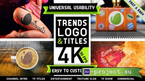 Videohive - Trends Logo Channel - 25670802 - Project for After Effects