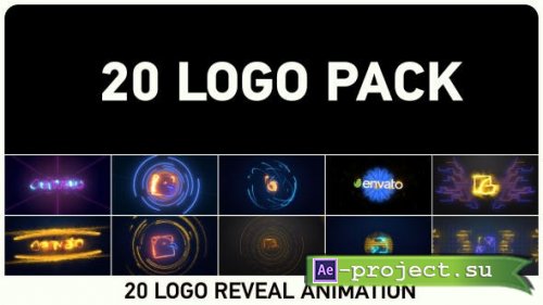 Videohive - 20 Logo Pack - 16724199 - Project for After Effects