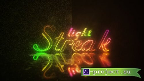 Videohive - Light Streak Logo 4K UltraHD - 25230413 - Project for After Effects