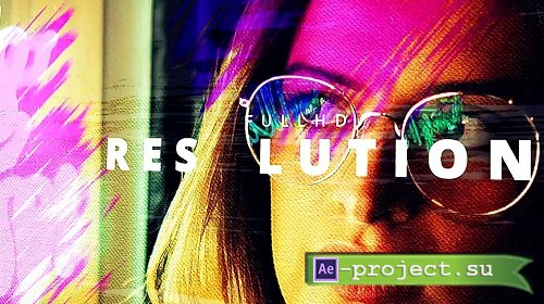 Brush Colorful Slideshow 12222851 - Project for After Effects
