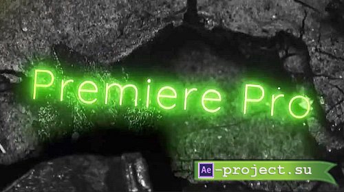 Neon Typography 310527 - Premiere Pro Templates