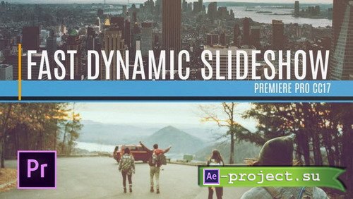 Fast Dynamic Slideshow - Premiere Pro Template