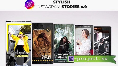 Stylish Instagram Stories v 9 14377361 - After Effects Templates