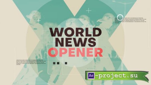 Videohive - World News Opener - 25773059 - Project for After Effects
