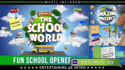 Videohive - School Education Kids Intro - 22606032 - Project for After Effects