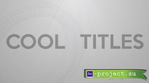 Videohive - Cool Titles - 20358498 - Project for After Effects